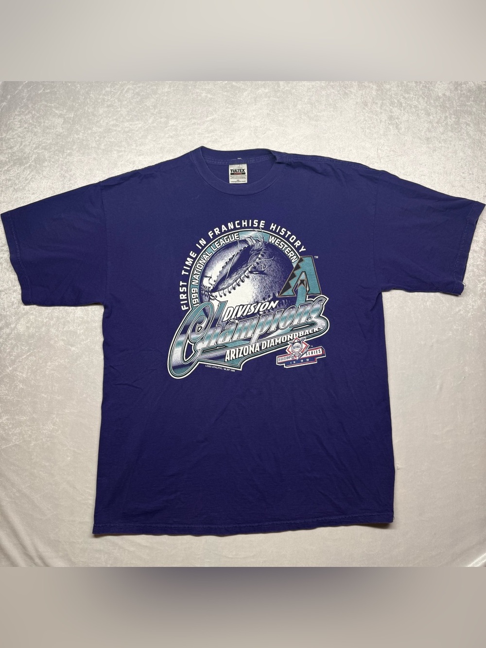 Vintage Arizona Diamondbacks T-Shirt,1999 National Western Division Championship